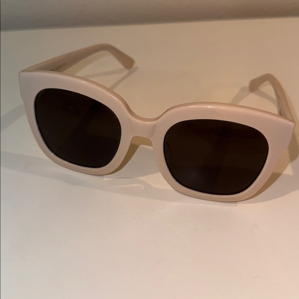 Gentle Monster Matti nude pink frame sunglasses